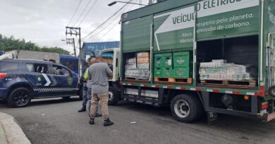 CGE de São Caetano emite alerta e GCM apreende caminhão de bebidas roubado na capital