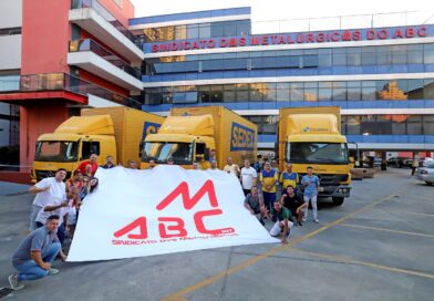 Metalúrgicos do ABC encampam solidariedade à população do RS com mais de 50 toneladas em doações