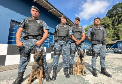GCM de Ribeirão Pires recebe doação de dois novos cães para reforçar efetivo do Canil