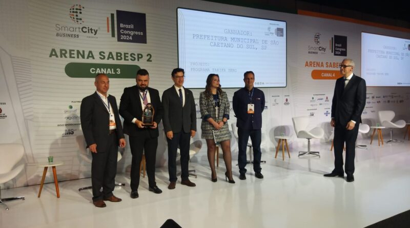 Programa Tarifa Zero de São Caetano recebe Prêmio Inovacidade no Smart City Brazil 2024 