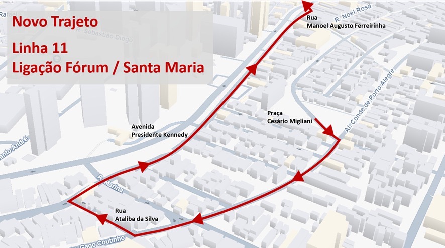 IMG_5598 Tarifa Zero realiza ajustes nas linhas Santa Maria e Ligação Fórum/Santa Maria para atender moradores de São Caetano