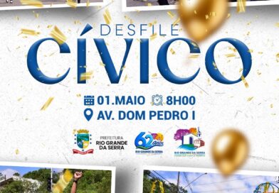 Rio Grande da Serra realiza Desfile Cívico em comemoração aos 62 anos da cidade