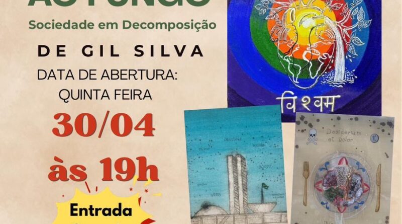Exposição de Gil Silva propõe reflexão sobre a condição humana em Ribeirão Pires
