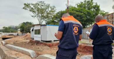 Defesa Civil do Estado vistoria obras da Vila do Doce e valida andamento dentro do cronograma