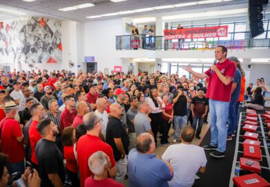 Metalúrgico do ABC: Presidente eleito, Welligton Damasceno integra comitiva de Lula em agenda na Alemanha