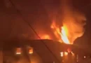 Incêndio de grandes proporções atinge fábrica de velas em Mauá e mobiliza operação dos bombeiros