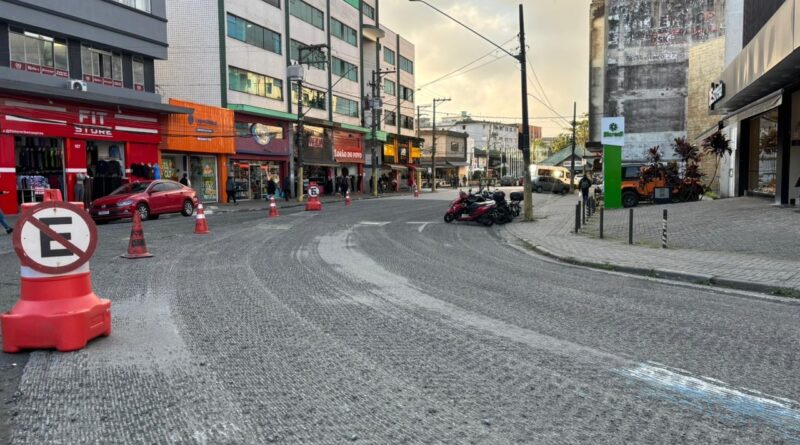 Pavimentação da Rua Euclides da Cunha altera trânsito e implanta sistema siga e pare a partir desta terça-feira (2)