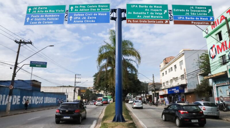 Mauá ganha nova sinalização turística para facilitar acesso aos principais atrativos da cidade
