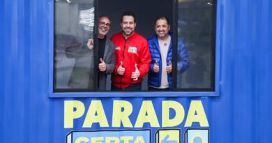 Mauá recebe contêineres que servirão como ponto de apoio para trabalhadores de aplicativos