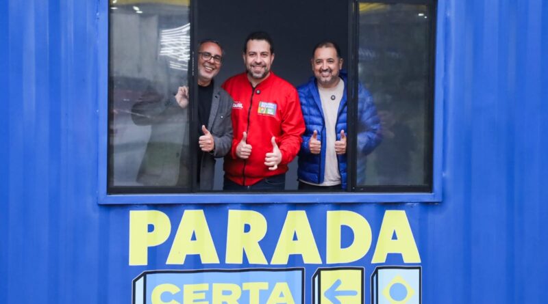Mauá recebe contêineres que servirão como ponto de apoio para trabalhadores de aplicativos