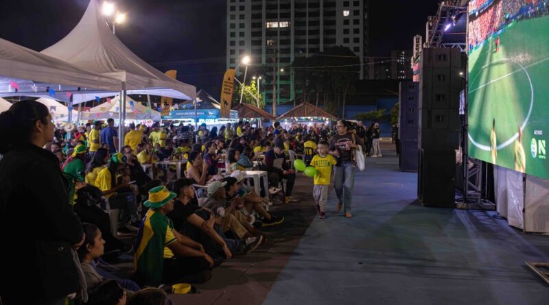 Telão no centro de Diadema vai transmitir Brasil x Haiti, na sexta (19/6)