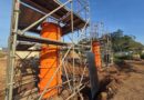 Obras do viaduto estaiado avançam com execução dos pilares de sustentação da estrutura