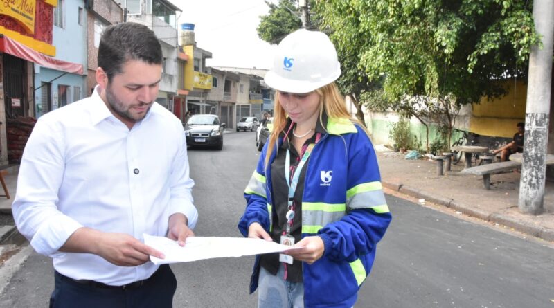Núcleo Tamarutaca recebe obras de água, esgoto e asfalto