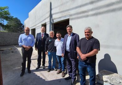 Obras da Delegacia da Mulher de Ribeirão Pires avançam para nova etapa de acabamento