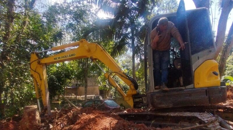 Guarda Ambiental aplica multa de R$ 17,6 mil e embarga área por movimentação irregular de terra no Finco 