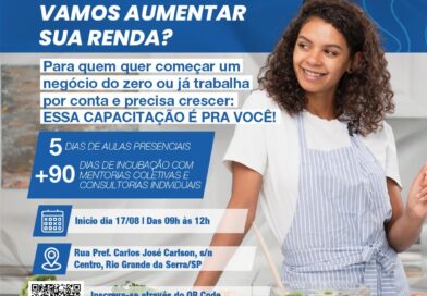 Rio Grande da Serra e Sebrae realizam Projeto Incubação de Negócios para incentivar o empreendedorismo na cidade