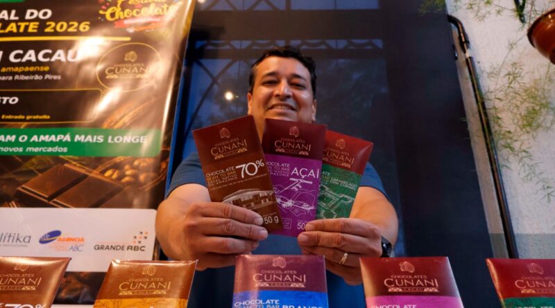 Festival do Chocolate by Chocolândia recebe pela primeira vez chocolates artesanais da Amazônia com sabores do Amapá