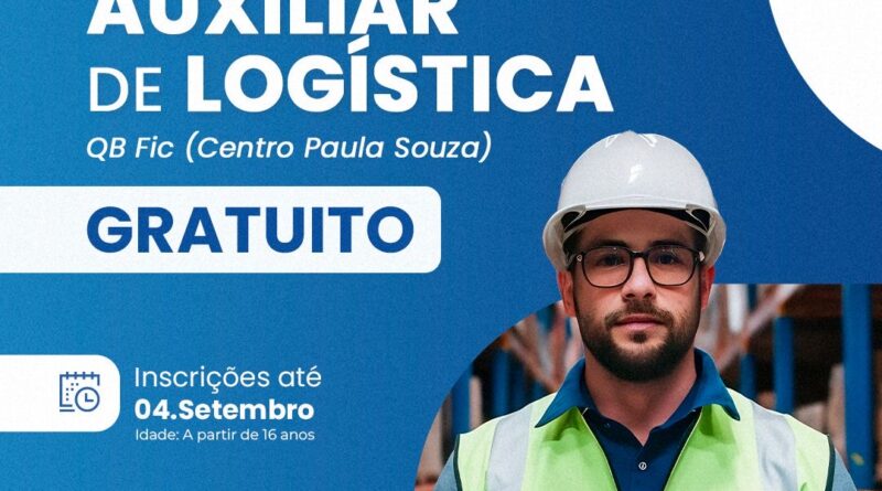 Rio Grande da Serra está com inscrições abertas para Curso de Auxiliar de Logística