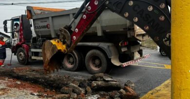 Recapeamento da Rua Miguel Prisco avança com implantação de guias e sarjetas