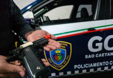 Com apoio do Smart Sanca, GCM de São Caetano prende homem por roubo de veículo com arma falsa