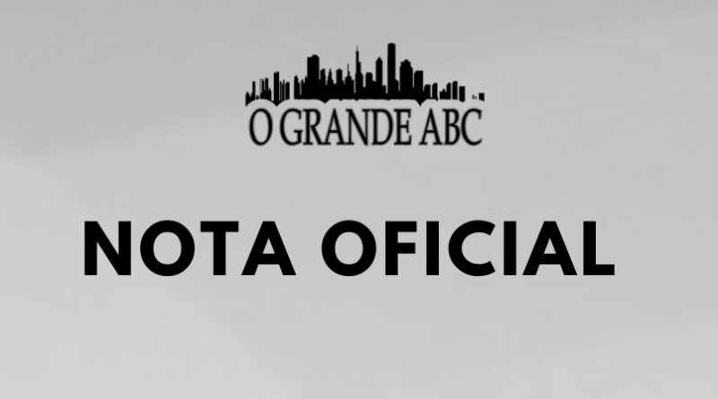 NOTA OFICIAL – RIBEIRÃO PIRES
