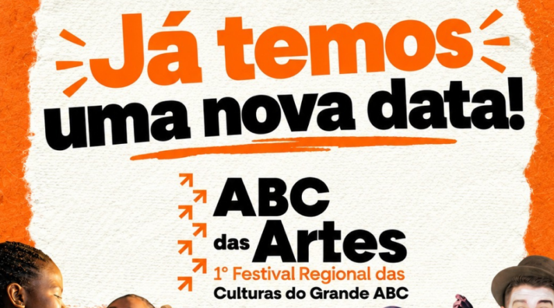 ABC das Artes já tem nova data e será realizado no 1º fim de semana de dezembro