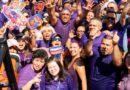 Com ‘mar roxo’ a sete dias da eleição, Ivan Silva intensifica campanha a estadual com bloquinho de rua em São Bernardo