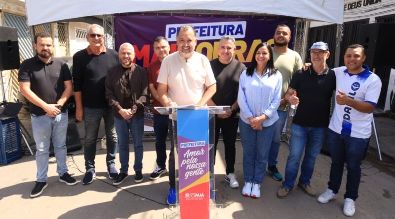 Prefeito Marcelo Oliveira autoriza início das obras de espaço esportivo no Jardim Kennedy