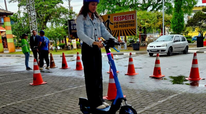 Prefeitura de Ribeirão Pires comemora Dia Mundial Sem Carro com ações de educação ambiental e lançamento de patinetes elétricos