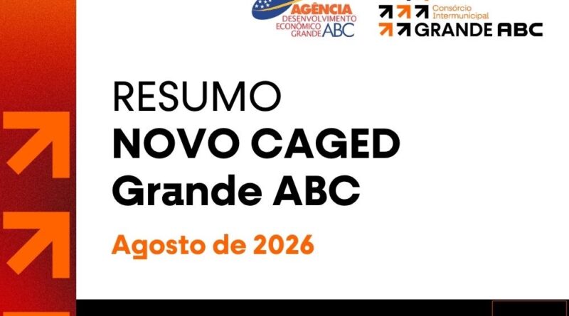 Grande ABC abre 1.954 vagas formais de trabalho em agosto