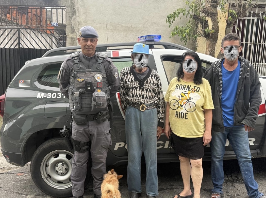Polícia Militar localiza idoso desaparecido e o reúne à família em Mauá ...